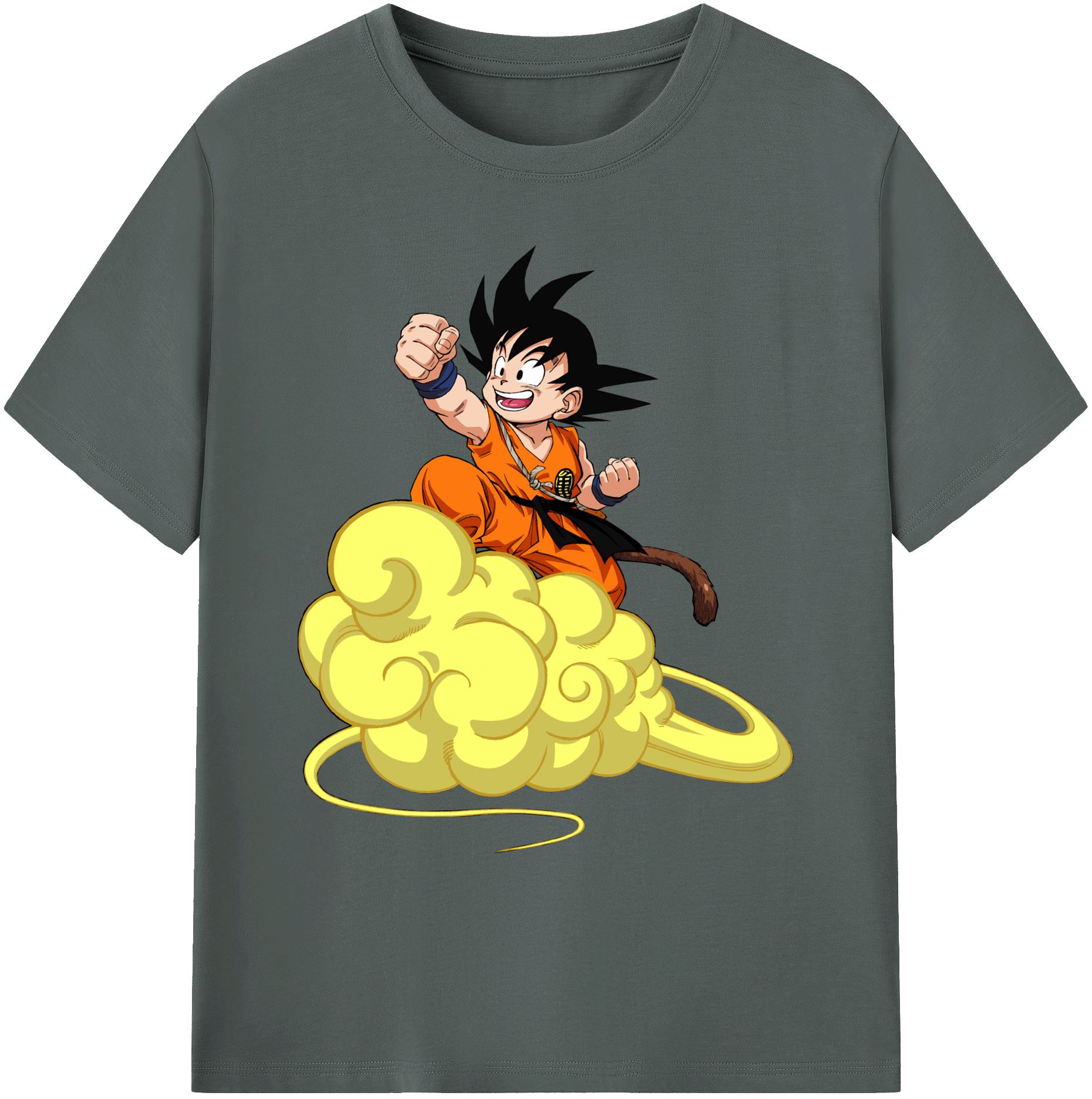 （画像用） ドラゴンボール 孫悟空（そん ごくう）Son Goku カカロット DRAGON BALL Kakarotto 綿100％ メンズ半袖Tシャツ｜肌触りやわらか＆通気性